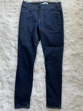 Old Navy Blue Mid-Rise Jeggings